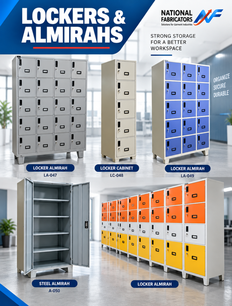 Industrial Lockers and Steel Almirahs Collection – National Fabricators