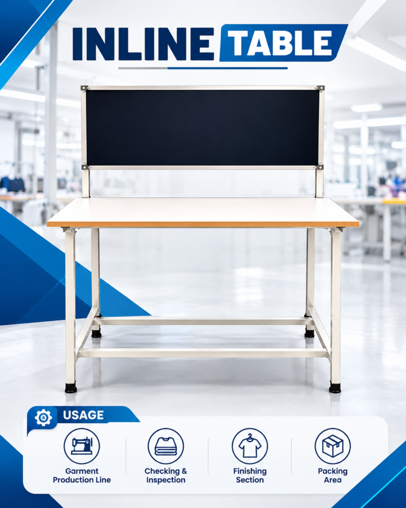 Inline Table ICT-009 for garment production line